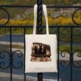Cats Antique Books Academia Library Aesthetic Bookworm Canvas Tote Bag