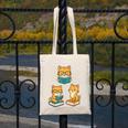 Cats Reading Book Lover Reading Bookworm Reader Canvas Tote Bag