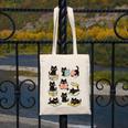 Cats Reading Books Cat Lover Canvas Tote Bag