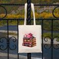 Chapter 67 Floral Book Stack Canvas Tote Bag Chapter 67 Floral Book Stack Canvas Tote Bag