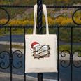 Christmas Book Festive Holiday Xmas Canvas Tote Bag