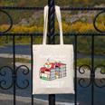 Christmas Book Lovers Naughty Or Nice Canvas Tote Bag Christmas Book Lovers Naughty Or Nice Canvas Tote Bag