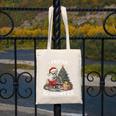Christmas Outfit I Prefer Halloween Book Reading Skeleton Canvas Tote Bag