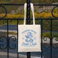 Christmas Snowman Frosted Tales Book Club Canvas Tote Bag