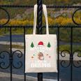 Christmas Tee Most Likely To Read A Book On Christmas Canvas Tote Bag