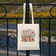 I Closed My Book To Be Here Floral Bookworm Reading Canvas Tote Bag