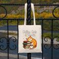 Coffee Cats & Books Lover For Women & Girls Coffee Canvas Tote Bag