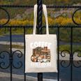 Coffee Cats And Books Cats And Reading Lovers Canvas Tote Bag