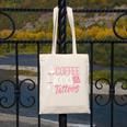 Coffee Lover Shirt Coffee And Books And Tattoos Men Women Canvas Tote Bag