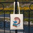 Cool Hedgehog Book Nerd Readers Canvas Tote Bag