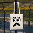 Creepy Face Carrot Halloween Book Character Costume Canvas Tote Bag Creepy Face Carrot Halloween Book Character Costume Canvas Tote Bag