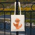 Cute Bookworm Worm Reading Book Glasses Nerdy Canvas Tote Bag