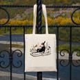 Cute Cat Flower Garden Book Kitty Reading Floral Men Women Girls Kids Canvas Tote Bag Cute Cat Flower Garden Book Kitty Reading Floral Men Women Girls Kids Canvas Tote Bag