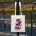 Cute Dragon Read Books Be Kind Stay Weird Book Lover Canvas Tote Bag