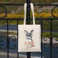 Cute Reading Bunny With Glasses Books Reader Book Bookworm Canvas Tote Bag