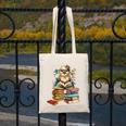Cute Reading Chicken With Glasses Books Bookworm Reader Book Canvas Tote Bag