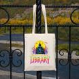Death Gothic Support Your Local Library Lovers Book Canvas Tote Bag