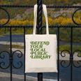 Defend Your Local Public Library For Book Lovers Canvas Tote Bag