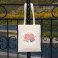 Dogs Books And Yarn Crocheting Canvas Tote Bag