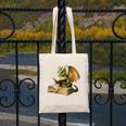 Dragon Bookworm Reading Book Graphic Canvas Tote Bag