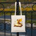 Dragon Fantasy Book Lover Bookish Reader Bookworm Wildflower Canvas Tote Bag Dragon Fantasy Book Lover Bookish Reader Bookworm Wildflower Canvas Tote Bag