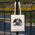 Dragon Reading Book Bookworm Books Dragon Learning Canvas Tote Bag