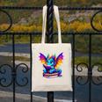 Dragon Reading a Book Bookworm Book Canvas Tote Bag