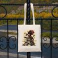 Dragon Reading a Book Dragons And Books Lover Bookworm Canvas Tote Bag