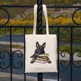 Dutch Shepherd Books Reading Dog Breed Graphic Canvas Tote Bag Dutch Shepherd Books Reading Dog Breed Graphic Canvas Tote Bag