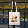 Easily Distracted By Books And Gnomes Book Reading Gnome Canvas Tote Bag