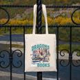 Easily Distracted By Dragons And Books Bookworm Canvas Tote Bag Easily Distracted By Dragons And Books Bookworm Canvas Tote Bag