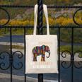 Easily Distracted By Elephants And Books Elephant Canvas Tote Bag