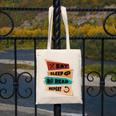 Eat Sleep Read Repeat Reading Books Reader Bookworm Canvas Tote Bag