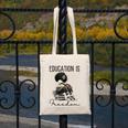 Education Is Freedom Teacher Women Books Black History Canvas Tote Bag