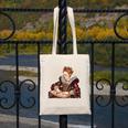 Elizabeth I Reading A Book Canvas Tote Bag