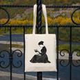 Emily Dickinson Reading A Book Canvas Tote Bag