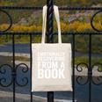 Emotionally Recovering From A Book Canvas Tote Bag Emotionally Recovering From A Book Canvas Tote Bag