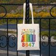 Equal Rights Book Flower Resist 86 47 Feminist Women Rights Canvas Tote Bag