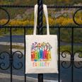 Equality Book LGBTQ Wildflowers Equal Rights Gay Kindness Canvas Tote Bag