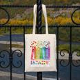 Equality Hurts No One Floral Books LGBTQ Pride Human Rights Canvas Tote Bag Equality Hurts No One Floral Books LGBTQ Pride Human Rights Canvas Tote Bag