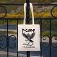 F-Caw-F Crow Book Lovers Vintage Bookish Bird Canvas Tote Bag