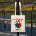 F-Caw-F Rooster F Awk F Chicken Coffee Romance Books Lover Canvas Tote Bag