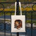 Fantasy Dragon Reading Book Lover Canvas Tote Bag