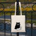 First Of All I’m A Delight Cute Cat Books Coffee Humor Canvas Tote Bag