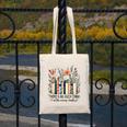 Floral Book There's No Such Thing As Too Many Book Lover Canvas Tote Bag
