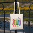 Floral Foxglove Daisy Tulip 8647 Books Lover Blooming Flower Canvas Tote Bag