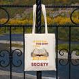 I Was Forced To Put My Book Down And Rejoin Society Book Canvas Tote Bag