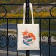 Fox Reading Book Pajama Sleep Canvas Tote Bag Fox Reading Book Pajama Sleep Canvas Tote Bag