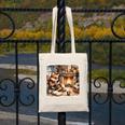 Fox Reads By Fireplace In Cabin Rustic Book Cozy Cup Tea Canvas Tote Bag