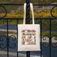 Ghost Christmas Reading Book Lover Library Christmas Teacher Canvas Tote Bag